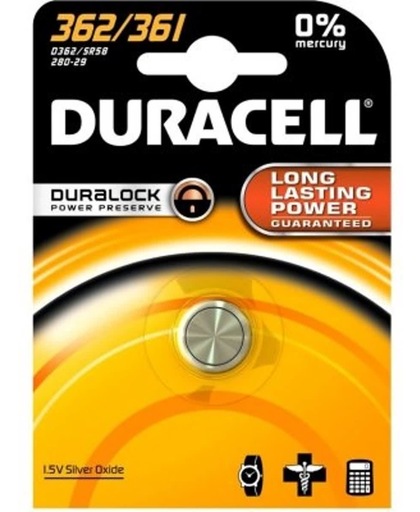 Duracell duralock knoopbatterij 362/361 SBL1