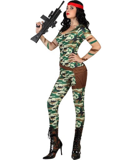 Sexy militairen outfit voor vrouwen  - Verkleedkleding - XL