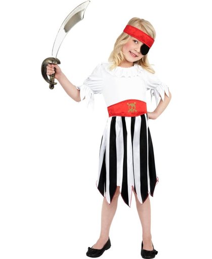 Meisjeskostuum Piraat | 10-12 jaar