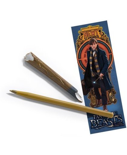 FANS Fantastic Beasts - Newt's Scamander Wand Pen and Bookmark