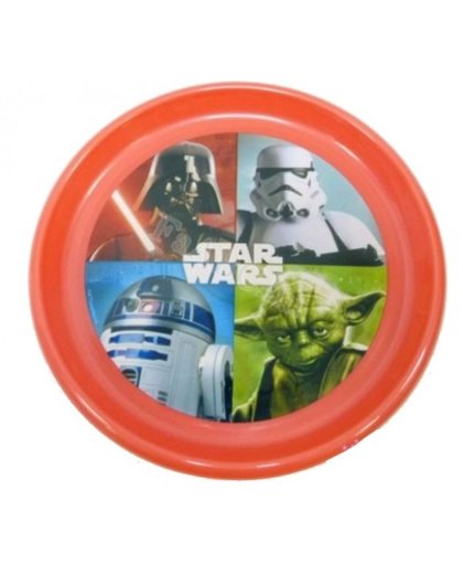 Disney Star Wars bord 23 cm rood
