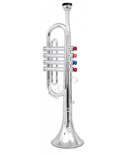 Bontempi Trompet 4 toetsen Zilver 42 cm