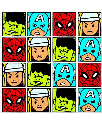 Avengers Servetten Team Power 20 stuks
