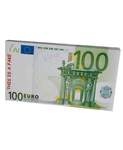 Topwrite Notitieblok briefgeld 100 Euro