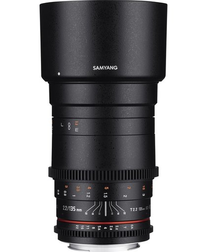 Samyang 135mm T2.2 vdslr Ed Umc - Prime lens - geschikt voor Sony Systeemcamera