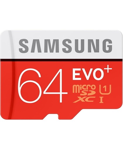Samsung Evo+ 64GB Micro SDXC Class 10 / UHS-1 (80MB/s) - MB-MC64D