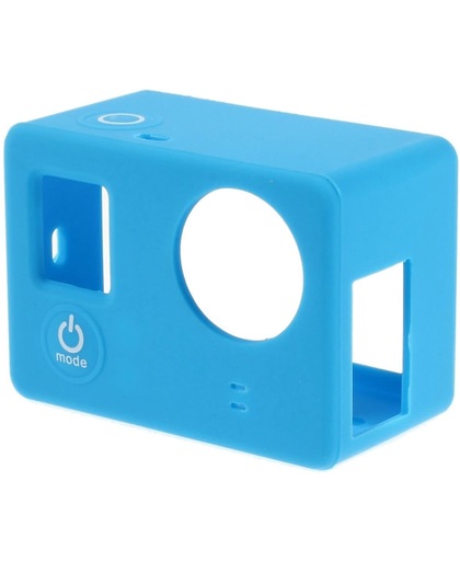 Silicone Case Blauw voor GoPro Hero 3/3+ met LCD BacPac