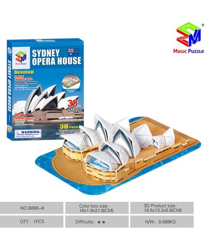 3D Puzzel Opera House Sydney Australië