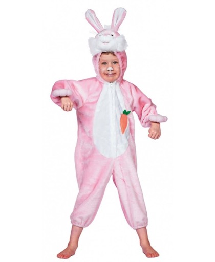 Roze konijnen pak voor kinderen 104