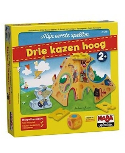 !!! Haba Selection - Spel - Mijn Eerste Spellen - Drie Kazen Hoog (Nederlands) = Duits 7620 - Frans 301287