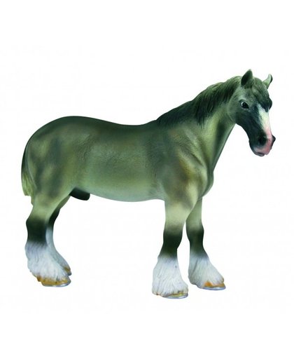 Collecta Paarden Engels Trekpaard Grijs 12,8 X 4 X 10,7 cm