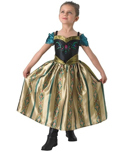 Disney Frozen Prinses Anna Jurk Kroning - Kostuum Kind - Maat 98/104
