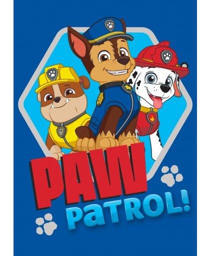 Nickelodeon PAW Patrol vloerkleed 95 x 133 cm blauw