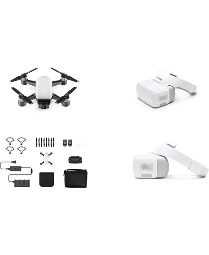 DJI Spark Fly More Combo (Lava Red) + DJI Goggles