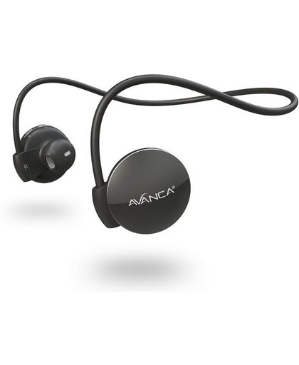 Avanca S1 Sport Headset - Zwart mobiele hoofdtelefoon