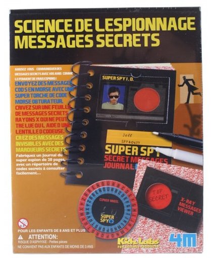 4M Kidzlabs Spy Science geheime boodschap 17 delig