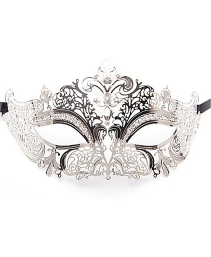 Ouch Prinsess Masquerade Mask - Silver