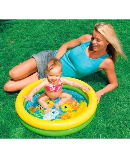 Intex Baby zwembad met bedrukte Bodem - 61 x 15cm