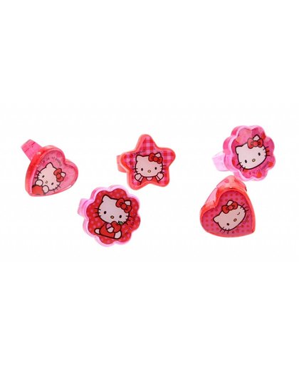 Sanrio Hello Kitty ringen set 5 stuks