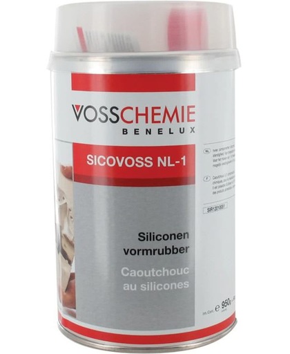 Vosschemie Sicovoss gietrubber NL A+B 1 kilo