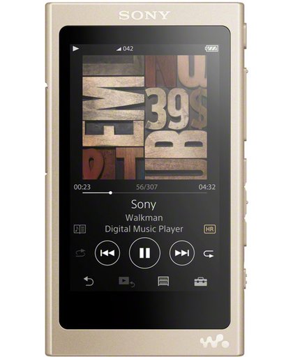 Sony Walkman NW-A45 MP3 speler 16GB Goud