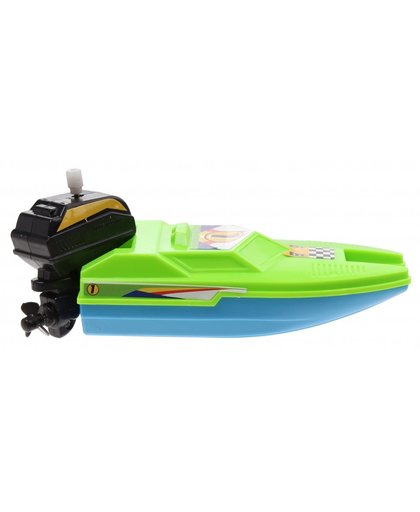 Waterzone Opwindbare raceboot 15 cm groen