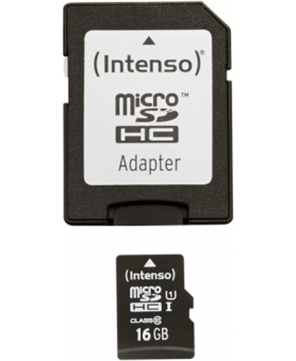 Intenso Micro SDHC Card 16GB Premium Class 10 UHS-I