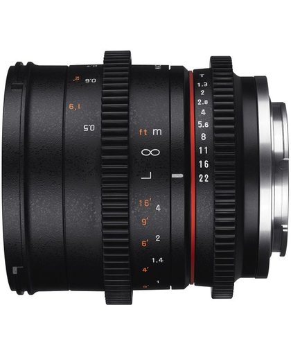 Samyang 50mm T1.3 Cine As Umc Cs - Prime lens - geschikt voor Sony Systeemcamera