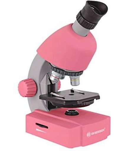 Bresser Junior microscoop 40x-640x roze
