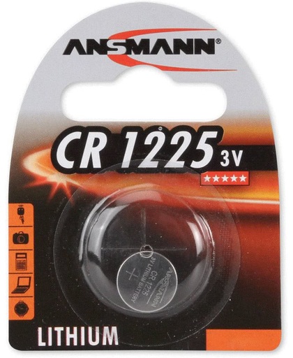 Ansmann 3V Lithium CR1225 Lithium 3V niet-oplaadbare batterij