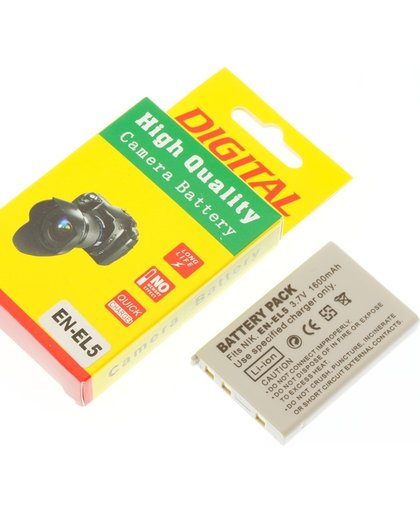 Camera Batterij Accu EN-EL5 1600mAh Nikon 7900 P90 S10 P3