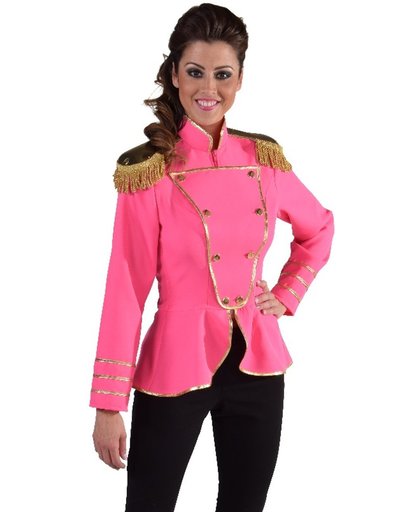 Roze Uniform jasje - Circus directeur jas voor dames- maat 38/40 (M) Toppers kleding