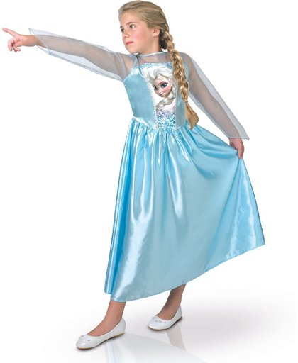 Elsa Frozen™ kostuum voor meiden - Kinderkostuums - 134