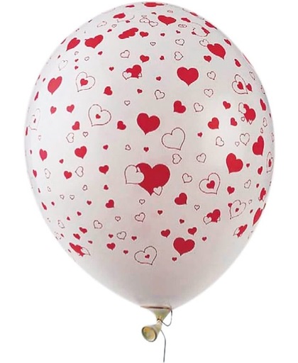 50 hartvormige ballonnen - Feestdecoratievoorwerp - One size