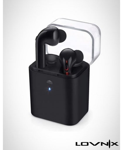 Lovnix FUN - Draadloze oordopjes | Bluetooth | Exclusieve model | Alternatief Airpods | Geschikt voor alle bluetooth toestellen | Zwart