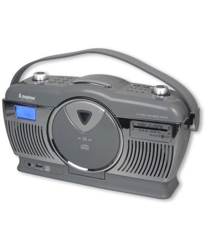 radio-cd Bluetooth Steepletone Stirling 4 grijs