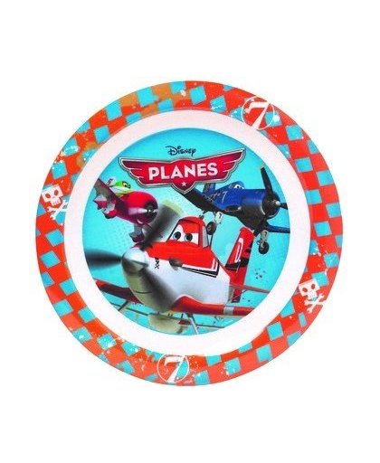 Disney Planes bord 22 cm blauw/rood