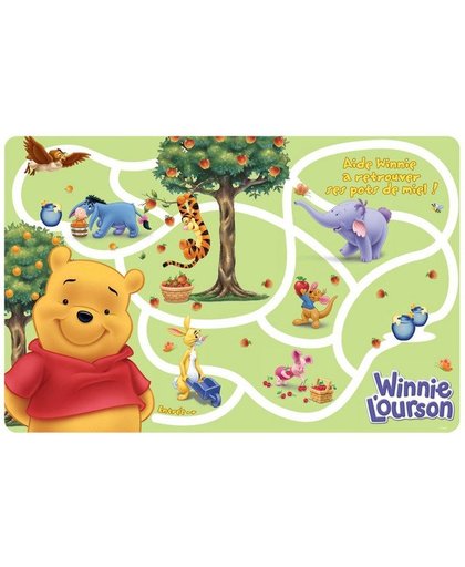 Disney Placemat Winnie the Pooh 28 x 43 cm groen