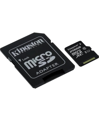Kingston Technology SDC10G2 256GB MicroSDXC UHS-I Klasse 10 flashgeheugen