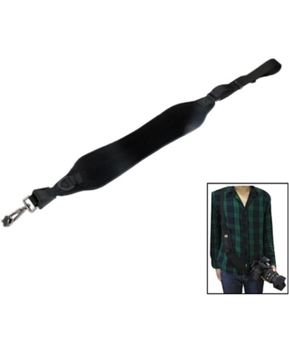anti-slip elastic neoprene quick sling strap voor camera (zwart)