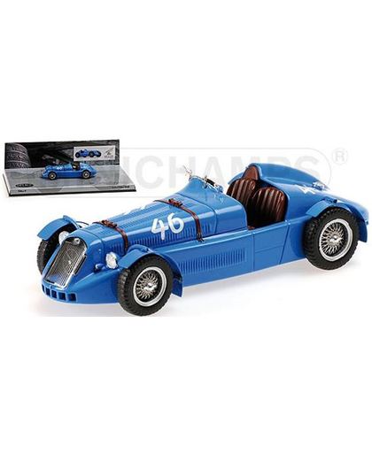 Delage D6 Grand Prix 1946 1:43 Minichamps Blauw 437 461100