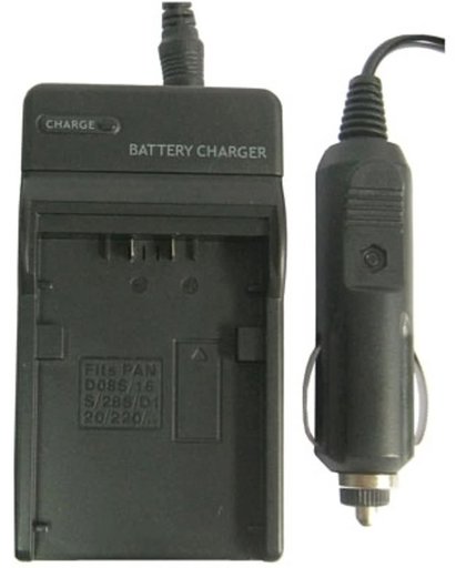 2 in 1 digitale camera batterij / accu laadr voor panasonic d08s/ 16s/ 28s/ d120/ 220/ 320