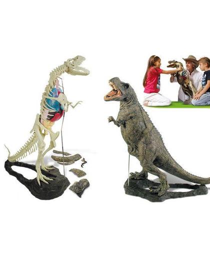 Geoworld T-Rex levensechte Replica met huid en organen (bouwpakket 150 stukjes)