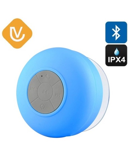 LenV - Bluetooth Waterpoof Waterdicht Douche Speaker - Blauw