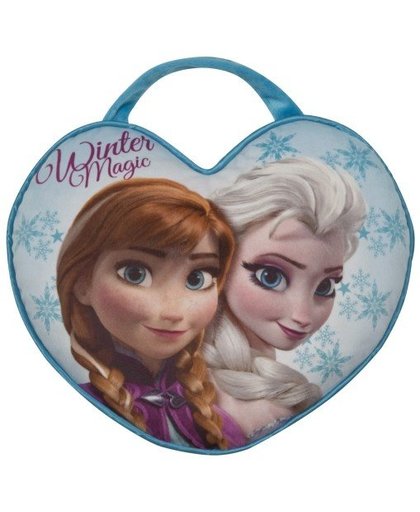 Disney Frozen Kussen Elsa en Anna Draagbaar 36 X 30 cm