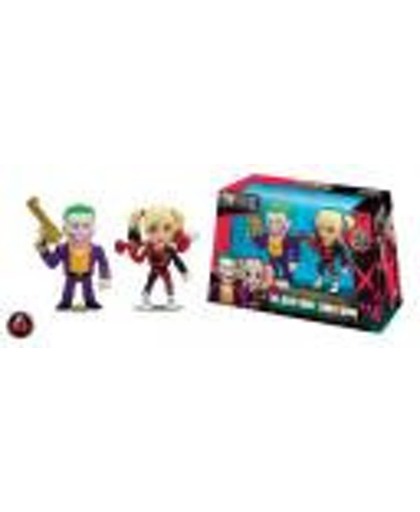 Suicide Squad Joker and Harley Quinn 10,50 cm Metals Die-Cast Figure 2-Pack