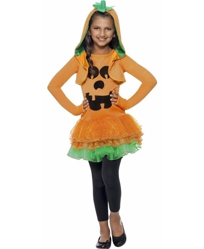 Halloween - Halloween pompoen kostuum / verkleedpak voor meisjes 115-128 (4-6 jaar)