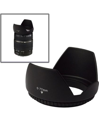 77mm lens hood voor cameras(schroeven houder)