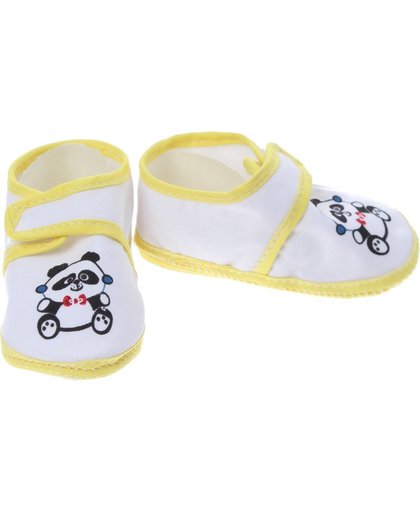 Junior Joy babyschoenen Newborn junior geel met panda