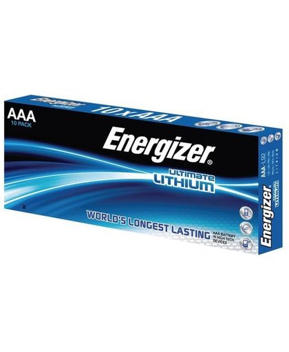 Energizer niet-oplaadbare batterijen Batterij Energizer Ult Lithium AAA/Pk10